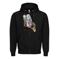 Black finding my match Zipper Hoodie - MaliasSmallBusiness