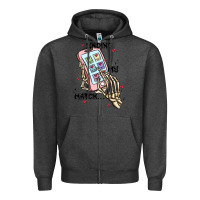 Charcoal Heather finding my match Zipper Hoodie - MaliasSmallBusiness