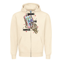 Sandshell finding my match Zipper Hoodie - MaliasSmallBusiness