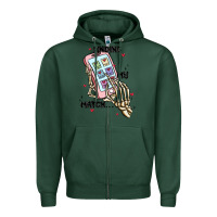 Sports Green finding my match Zipper Hoodie - MaliasSmallBusiness