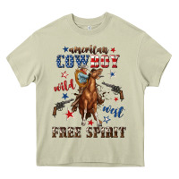 Mossy american cowboy wild west free spirit Heavy Core Tee - texasbilliewilder