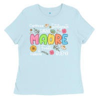 Baby Blue madre spanish mothers day Ladies Tee - JahusDesignShop
