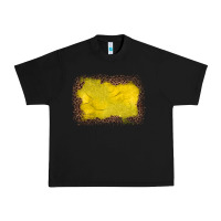 Black gemstone yellow leopard background Urban Heavy Tee - JahusDesignShop