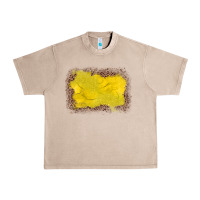 French Oak gemstone yellow leopard background Urban Heavy Tee - JahusDesignShop