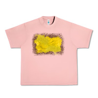 Salmon gemstone yellow leopard background Urban Heavy Tee - JahusDesignShop