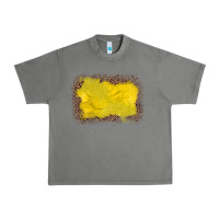 Tornado gemstone yellow leopard background Urban Heavy Tee - JahusDesignShop