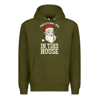 Army Green There's Some Ho Ho Ho's in this House Santa Claus Premium Hoodie - Bettercallsaul