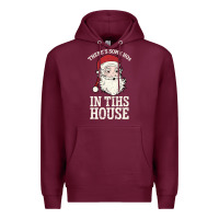Burgundy There's Some Ho Ho Ho's in this House Santa Claus Premium Hoodie - Bettercallsaul
