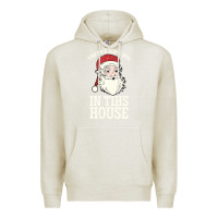 Oatmeal Heather There's Some Ho Ho Ho's in this House Santa Claus Premium Hoodie - Bettercallsaul