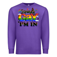 Purple sounds gay i'm in Premium Sweatshirt - LillyAllenDesigns