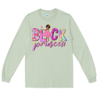 Matcha black princess black girl Long Sleeve Tee - NancyCooperArtShop