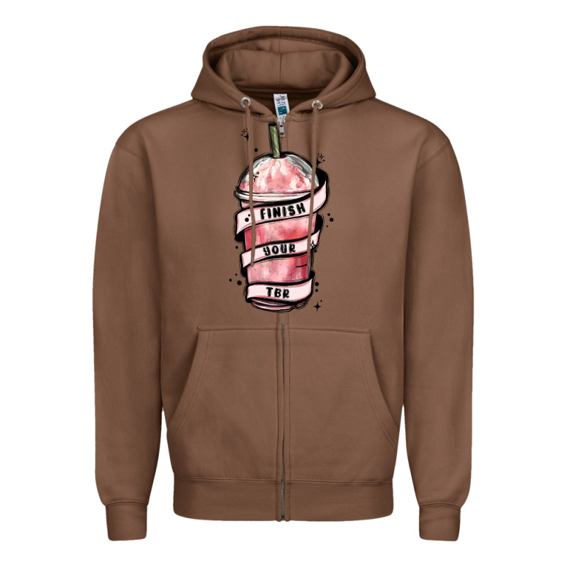 Finish Your Tbr Zipper Hoodie by MaliasSmallBusiness | Teevron