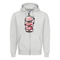 Dove Grey finish your tbr Zipper Hoodie - MaliasSmallBusiness