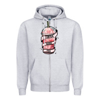 Heather Grey finish your tbr Zipper Hoodie - MaliasSmallBusiness
