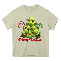 Mossy Merry Christmas Tennis Heavy Core Tee - RanaPortraitStore