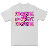 Cowgirl Cowgirl Lightning Bolt Premium Tee | Teevron