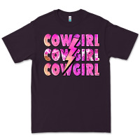 Plum cowgirl cowgirl lightning bolt Premium Tee - Zillion Design Studio
