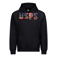 Black usps 4th of july Urban Hoodie - CowGirlArtShop