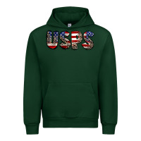 Forest Green usps 4th of july Urban Hoodie - CowGirlArtShop