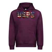 Mauve Wine usps 4th of july Urban Hoodie - CowGirlArtShop