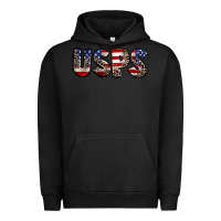 Pigment Black usps 4th of july Urban Hoodie - CowGirlArtShop