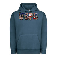 Pigment Midnight Navy usps 4th of july Urban Hoodie - CowGirlArtShop