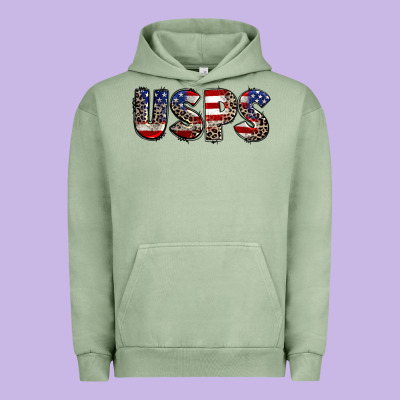 Usps 4th Of July Urban Hoodie Designed By Cowgirlartshop