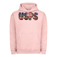 Pigment Salmon usps 4th of july Urban Hoodie - CowGirlArtShop