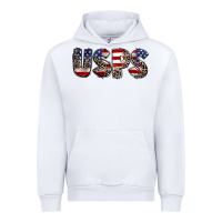 White usps 4th of july Urban Hoodie - CowGirlArtShop