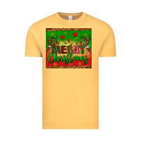 Vintage Mustard merry christmas tumbler Vintage Tee - BundleAndBundleShop