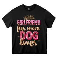 Black girlfriend  fur mom dog lover Heavy Core Tee - Zillion Design Studio