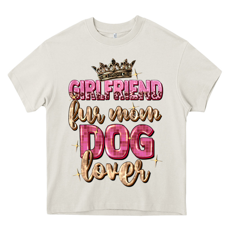 Girlfriend  Fur Mom Dog Lover Heavy Core Tee by Zillion Design Studio | Teevron