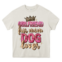 Cream girlfriend  fur mom dog lover Heavy Core Tee - Zillion Design Studio