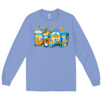 Colony Blue hanukkah coffee Long Sleeve Tee - Jasminsmagicworld