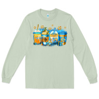 Matcha hanukkah coffee Long Sleeve Tee - Jasminsmagicworld
