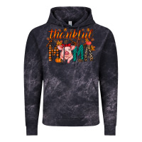 Cloud Black thankful mama pig Vintage Hoodie - RacoonDesign