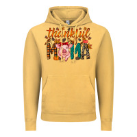 Vintage Mustard thankful mama pig Vintage Hoodie - RacoonDesign