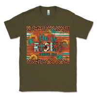 Army Green he is risen gemstone sunflower leopard Classic Tee - Artiststas