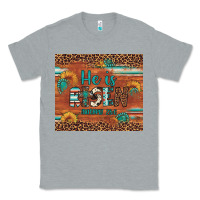Heather Grey he is risen gemstone sunflower leopard Classic Tee - Artiststas