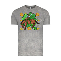 Cloud Rock cowboy with shamrock Vintage Tee - Artiststas