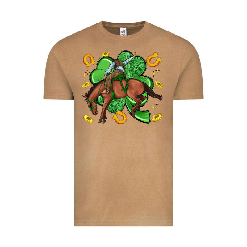 Cowboy With Shamrock Vintage Tee by Artiststas | Teevron