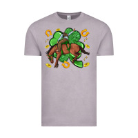Vintage Zinc cowboy with shamrock Vintage Tee - Artiststas