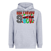 Heather Grey birthday boy Heavyweight Hoodie - BundleAndBundleShop