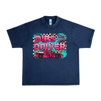 Navy dibs on the driver background Urban Heavy Tee - AdoDesignShop
