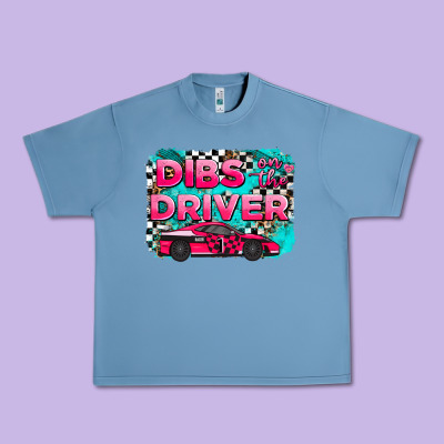 Dibs On The Driver Background Urban Heavy Tee Designed By Adodesignshop