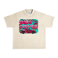 Sandshell dibs on the driver background Urban Heavy Tee - AdoDesignShop