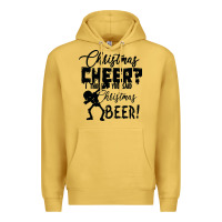 Antique Gold Christmas Cheer I Thought You Said Christmas Beer Premium Hoodie - Bettercallsaul