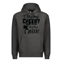 Charcoal Heather Christmas Cheer I Thought You Said Christmas Beer Premium Hoodie - Bettercallsaul
