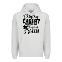 Dove Grey Christmas Cheer I Thought You Said Christmas Beer Premium Hoodie - Bettercallsaul