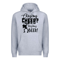Heather Grey Christmas Cheer I Thought You Said Christmas Beer Premium Hoodie - Bettercallsaul